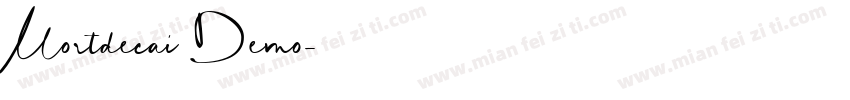 Mortdecai Demo字体转换